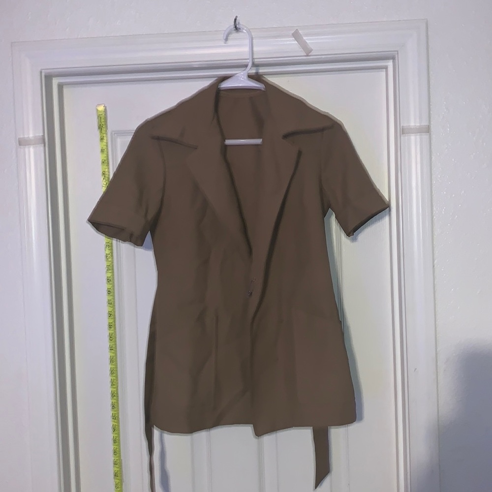 Hand made short sleeves jacket